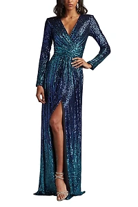 Tadashi Shoji Ansel Sequin Gown