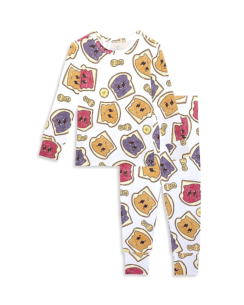 Posh Peanut Unisex Butter Jelly Time Classic Pajama Set - Little Kid