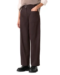 Whistles Belted Barrel Leg Pants
