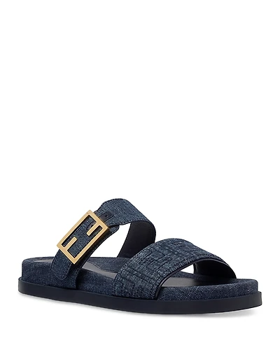 Fendi Women's Feel Denim Sandals