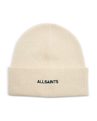 Allsaints Underground Ribbed Beanie Hat