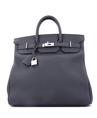 Pre-Owned HERMES Hac 40 Handbag Togo with Palladium Hardware
