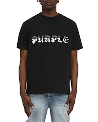 Purple Brand Short Sleeve Logo Graphic Tee