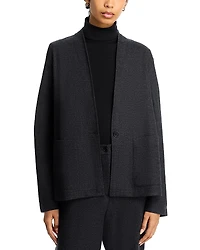 Eileen Fisher High Collar Jacket