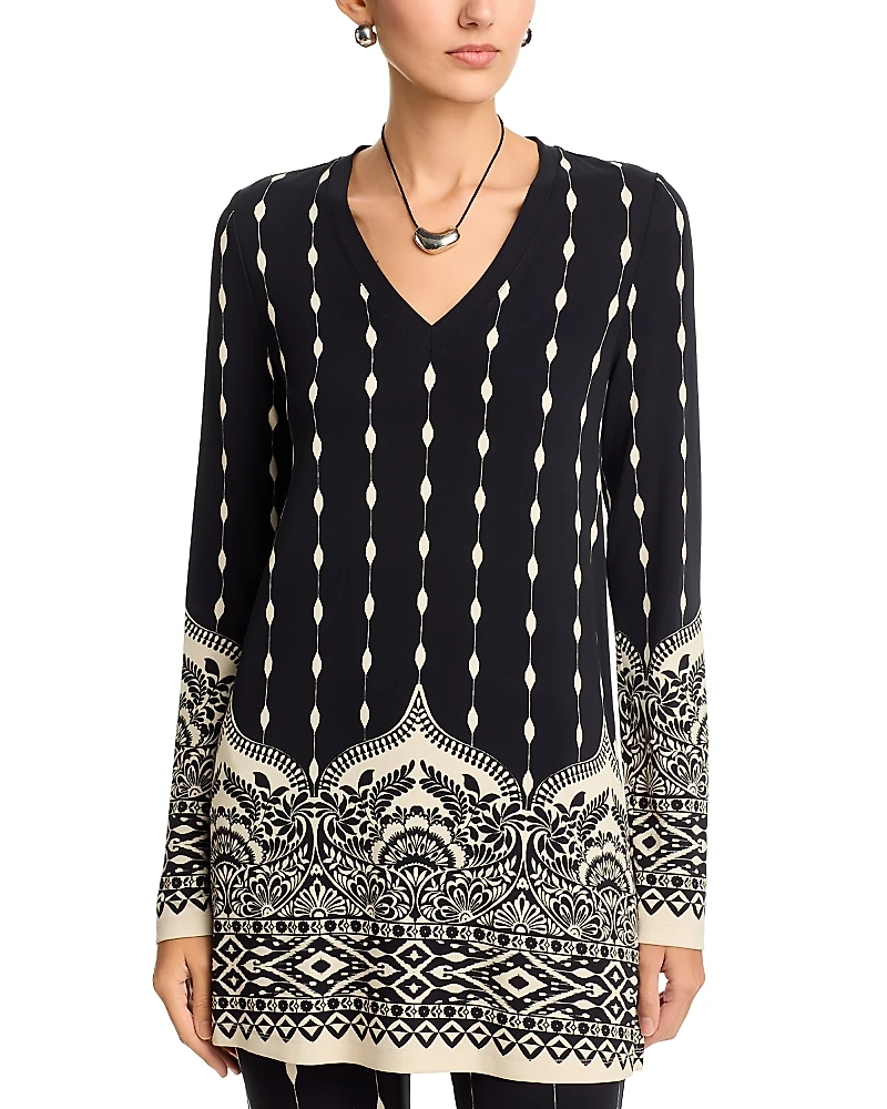 Johnny Was V Neck Tunic