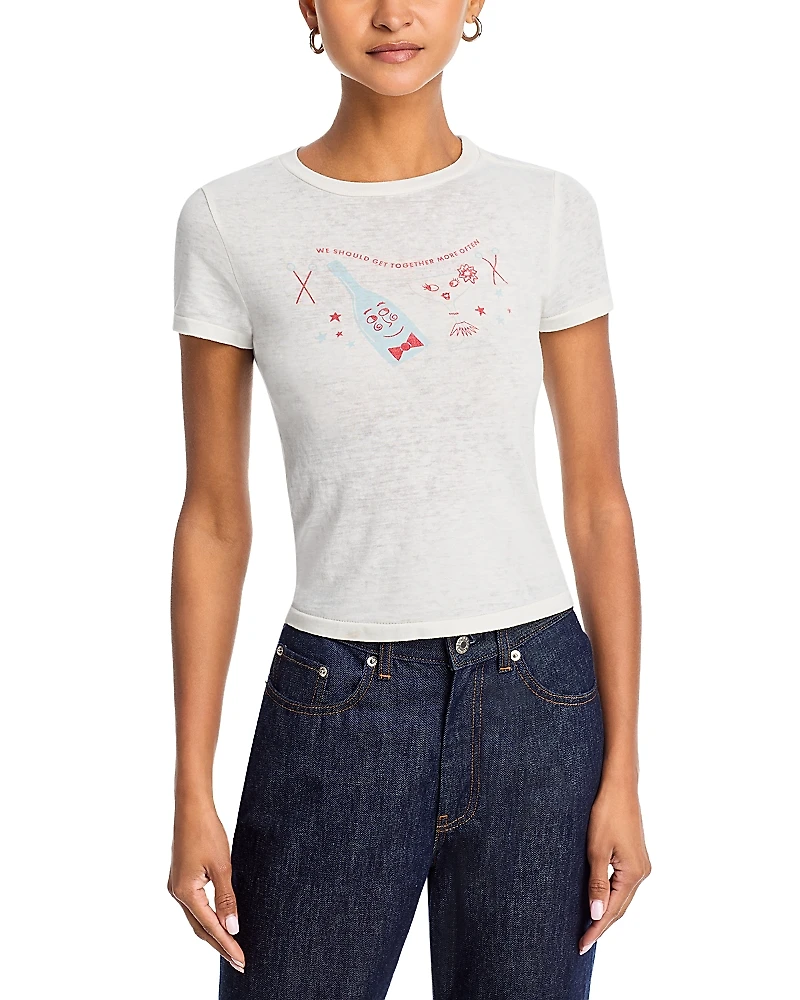 Re/Done Together Graphic Tiny Tee