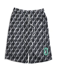 Overtime Boys' Chrometeam Metal Shorts - Big Kid