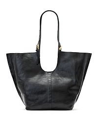 Allsaints Ara Shine E/W Large Leather Tote Bag