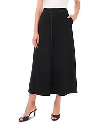 Vince Camuto A Line Contrast Stitch Skirt