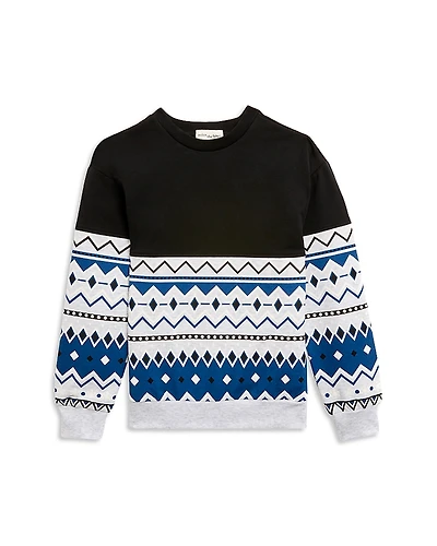 Miles The Label Boys' Long Sleeve Sweatshirt - Little Kid