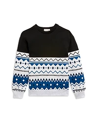 Miles The Label Boys' Long Sleeve Sweatshirt - Little Kid