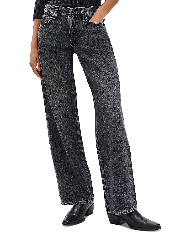 rag & bone Saige Mid Rise Relaxed Leg Jeans