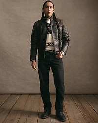 Polo Ralph Lauren x TOPA Unisex Star Winds Leather Jacket