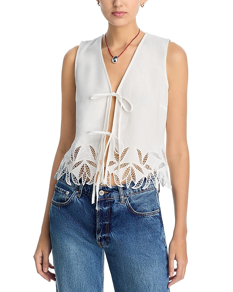 Rails Oregon Embroidered Woven Top