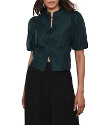 Mint Velvet Women's Military Trim Top