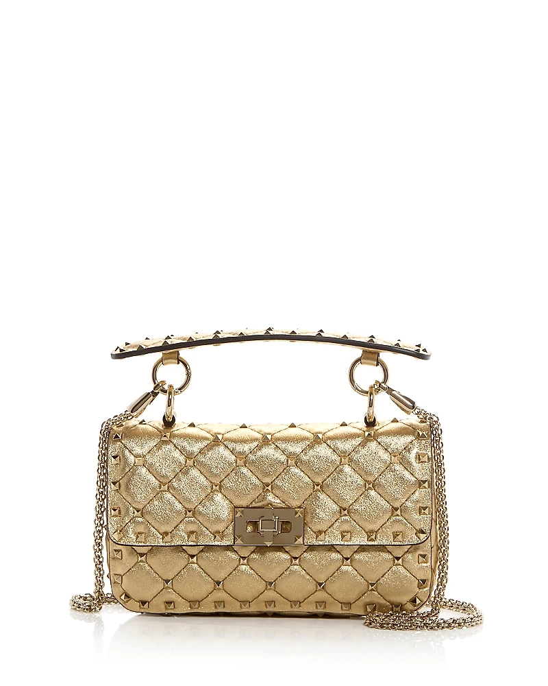 Valentino Garavani Small Rockstud Convertible Top Handle Bag