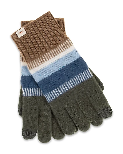 Faherty Striped Gloves