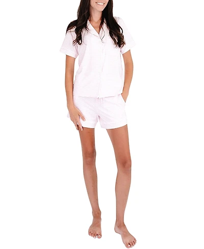 Motette Ballet Stripe Bamboo Pajama Set
