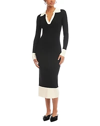 Fifteen Twenty Belle Ribbed Polo Dress