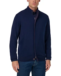 Boggi Milano Men's Full-Zip Cashmere Wool Sweater
