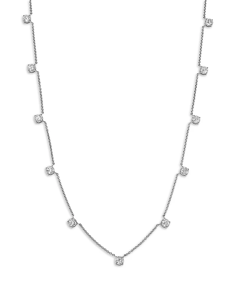 Bloomingdale's Fine Collection Luxe Collection Certified Lab Grown Diamond Station Necklace
