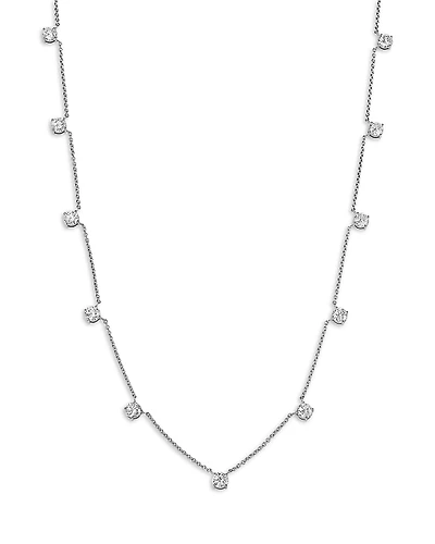Bloomingdale's Fine Collection Luxe Collection Certified Lab Grown Diamond Station Necklace