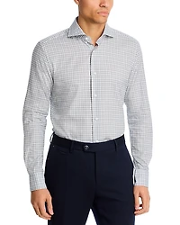 Boss L-Hays Spread Collar Button Down Shirt