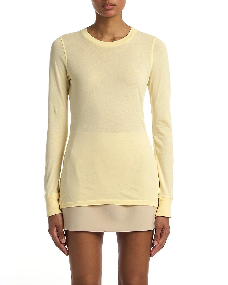 Wardrobe. nyc Fitted Long Sleeve Tee