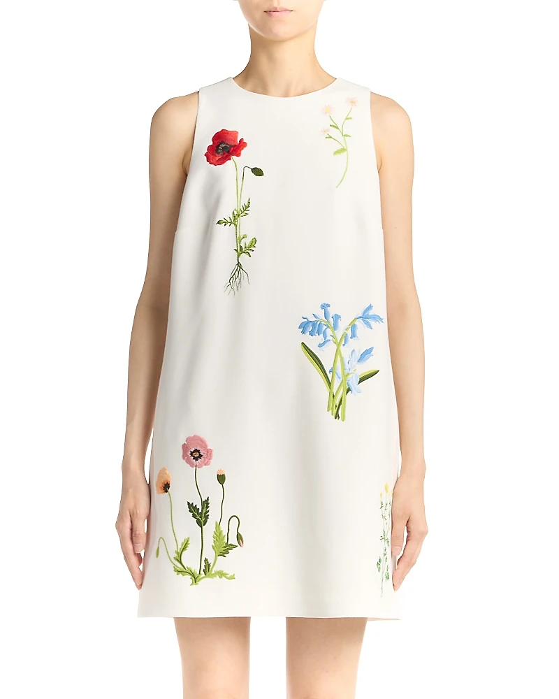 Stella McCartney Embroidered Mini Dress