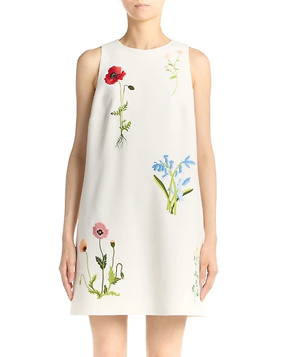 Stella McCartney Embroidered Mini Dress