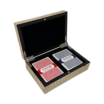 Tizo Natural Tan Burlwod Card Set