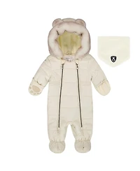 Deux par Unisex One-Piece Layette Snowsuit Designed for Car Seat - Baby