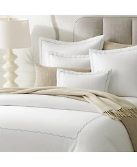 Domani Home Scallop Hotel Duvet Cover Set 4 Piece Set