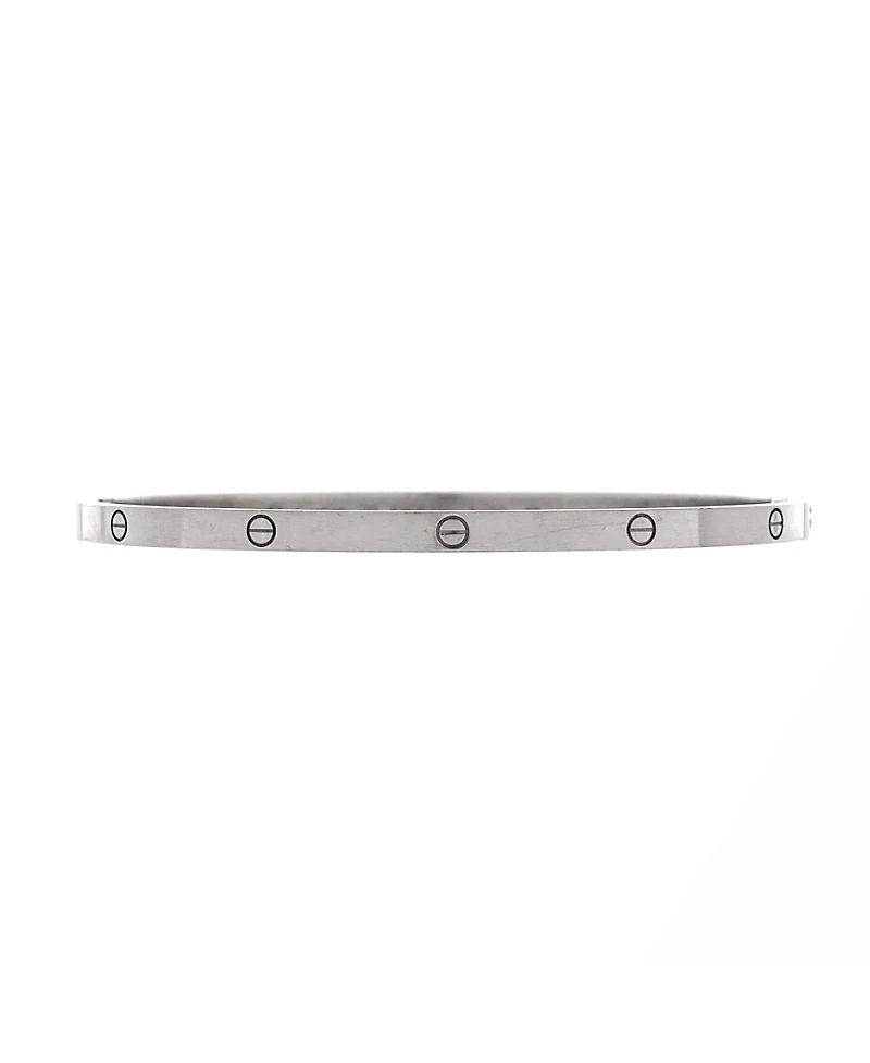 Pre-Owned Cartier Small Love Bracelet 18K White Gold