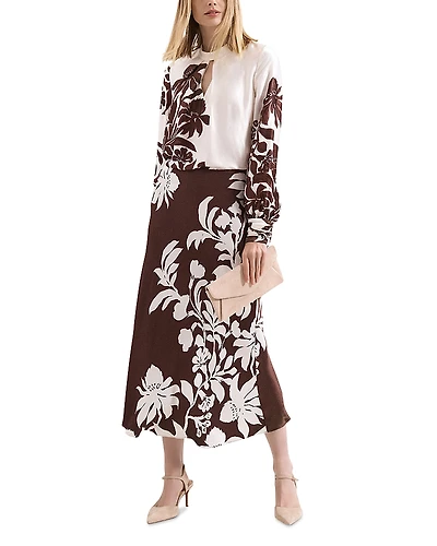 Phase Eight Hattie Satin Skirt