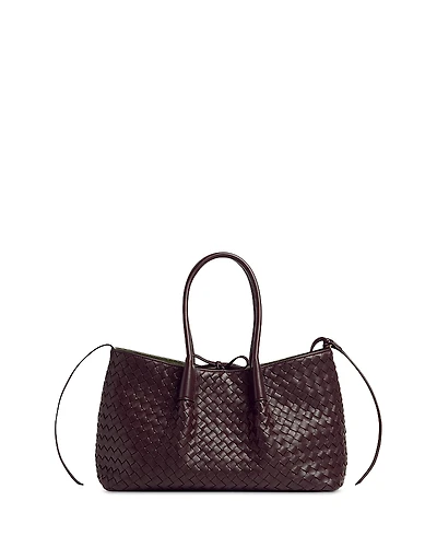 Bottega Veneta Pinacoteca Intrecciato Leather & Suede Reversible Tote