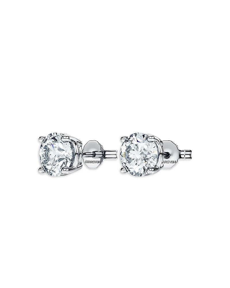 Swarovski 14K White Gold Eternity Certified Lab Grown Diamond Stud Earrings