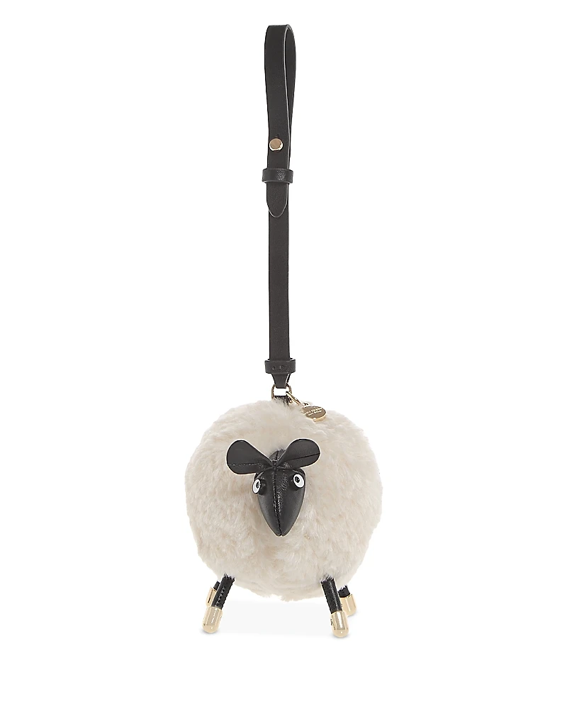 kate spade new york Faux Fur Sheep Bag Charm