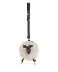 kate spade new york Faux Fur Sheep Bag Charm