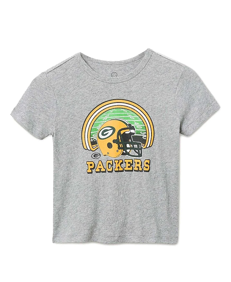 Junk Food Clothing Unisex Nfl Green Bay Packers Game Time Tee - Little Kid, Big Kid