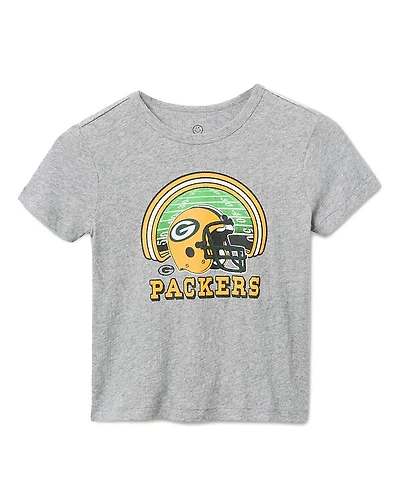 Junk Food Clothing Unisex Nfl Green Bay Packers Game Time Tee - Little Kid, Big Kid