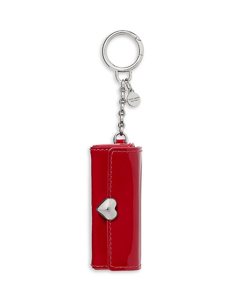 kate spade new york Charmed Patent Leather Lipstick Bag Charm