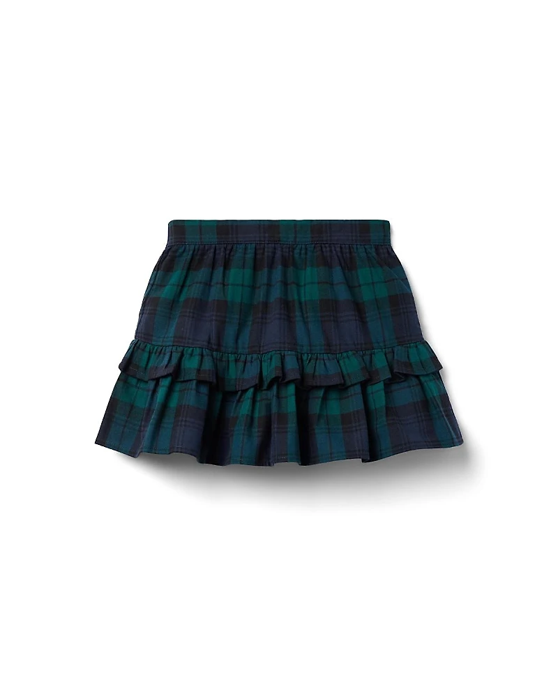 Janie and Jack Girls' Tartan Ruffle Skirt - Baby, Little Kid, Big Kid
