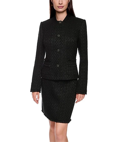 Marc Cain Shimmering Boucle Jacket