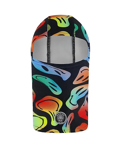Deux par Deux Boys' Brushed Smiley Face Jersey Balaclava - Little Kid, Big Kid