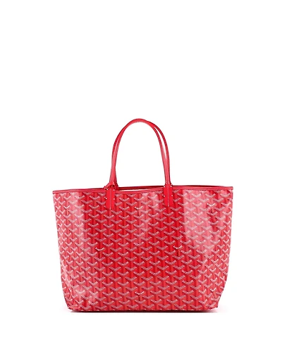 Pre-Owned Goyard Pm Saint Louis Reversible Tote Coated Canvas and Printed Canvas