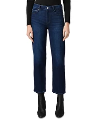 Paige Mason Mid Rise Straight Leg Ankle Jeans