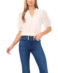 CeCe Tie Neck Cropped Top