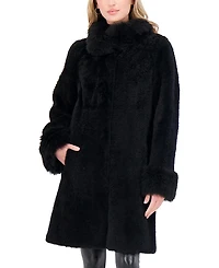 Gorski Sheared Cashmere Goat Jacket with Collar & Cuffs
