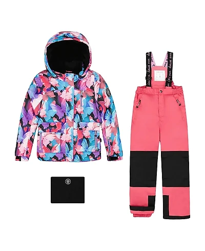 Deux par Girls' Two-Piece Play Snowsuit Jacket - Big Kid